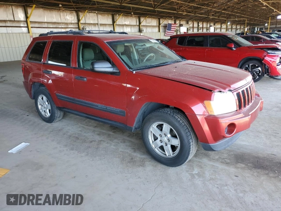 2006 Jeep Grand Cherokee Laredo with VIN 1J4GS48K06C213683, listed as a Copart auction lot 55365865 with 277,045 mi miles and Clean Title. Bid and sale history available at carsss.com. Image 4.