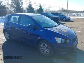 2012 Chevrolet Sonic LT with VIN 1G1JC6SB5C4202710, listed as a IAAI auction lot 41330294 with 174,932 mi miles and . Bid and sale history available at DreamBid. Image 1.