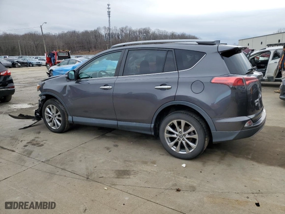 2018 Toyota RAV4 Limited with VIN 2T3DFREV5JW753738, listed as a Copart auction lot 44341225 with 68,220 mi miles and Salvage Title. Bid and sale history available at carsss.com. Image 2.