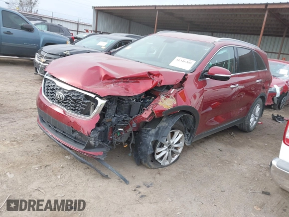 2019 Kia Sorento L with VIN 5XYPG4A37KG465964, listed as a IAAI auction lot 41346205 with 120,594 mi miles. Bid and sale history available at carsss.com. Image 18.