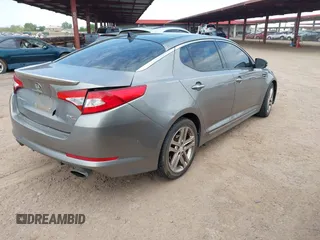 2013 Kia Optima SX with VIN 5XXGR4A6XDG151799, listed as a IAAI auction lot 42764035 with 189,983 mi miles and . Bid and sale history available at DreamBid. Image 4.