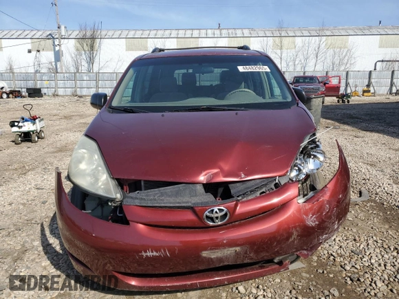 2006 Toyota Sienna LE with VIN 5TDBA23C76S061682, listed as a Copart auction lot 48482965 with 186,204 mi miles and Clean Title. Bid and sale history available at carsss.com. Image 5.