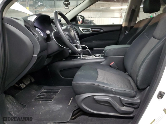 2017 Nissan Pathfinder S with VIN 5N1DR2MM3HC690476, listed as a Copart auction lot 89148845 with 63,624 mi miles and Salvage Title. Bid and sale history available at carsss.com. Image 7.