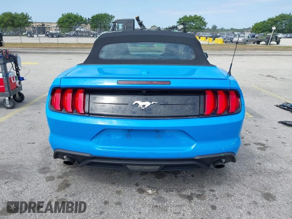 2022 Ford Mustang EcoBoost with VIN 1FATP8UH7N5124791, listed as a IAAI auction lot 41810238 with 57,185 mi miles. Bid and sale history available at carsss.com. Image 17.