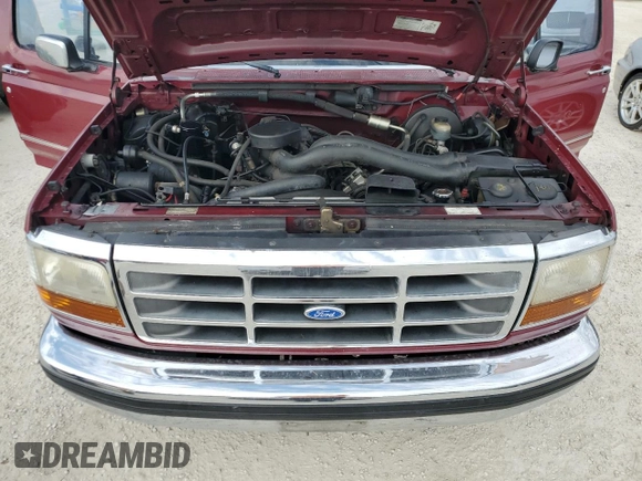 1992 Ford F-150 with VIN 1FTEX14H2NKA55620, listed as a Copart auction lot 76487124 with 182,781 mi miles and Salvage Title. Bid and sale history available at DreamBid. Image 11.