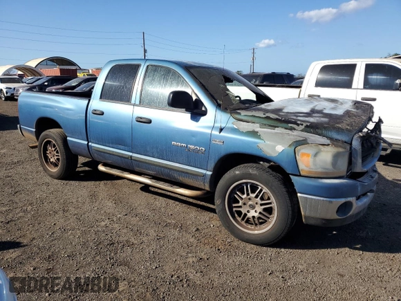 2006 Dodge 1500 SLT with VIN 1D7HA18266J115299, listed as a Copart auction lot 47664655 with Not Provided miles and Salvage Title. Bid and sale history available at carsss.com. Image 4.