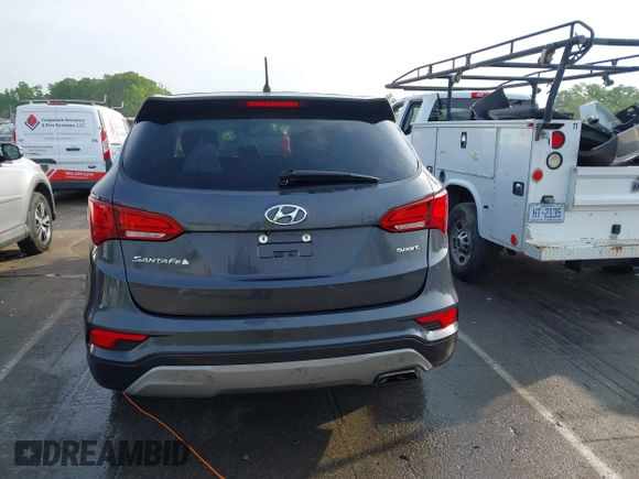 2018 Hyundai Santa Fe 2.4L with VIN 5XYZT3LB0JG525150, listed as a IAAI auction lot 42070377 with 142,418 mi miles and . Bid and sale history available at DreamBid. Image 16.