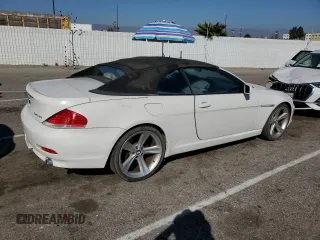 2005 BMW 6 Series 645Ci with VIN WBAEK73425B324194, listed as a Copart auction lot 46674225 with 117,897 mi miles and Clean Title. Bid and sale history available at carsss.com. Image 3.