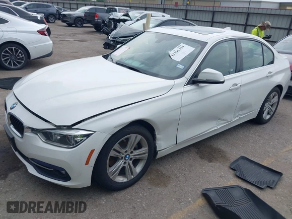 2017 BMW 3 Series 330i with VIN WBA8B9G56HNU09120, listed as a IAAI auction lot 42396399 with 55,667 mi miles and . Bid and sale history available at DreamBid. Image 2.