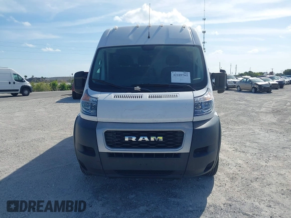 2020 Ram ProMaster Cargo with VIN 3C6TRVDGXLE110970, listed as a IAAI auction lot 42109762 with 71,539 mi miles and . Bid and sale history available at carsss.com. Image 6.