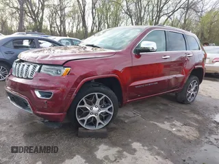 2019 Jeep Grand Cherokee High Altitude z VIN 1C4RJFCT3KC621988, wystawiony jako IAAI lot #41984172 z przebiegiem 40 990 mil mil oraz . Historia ofert i sprzedaży dostępna na DreamBid. Obrazek 2.