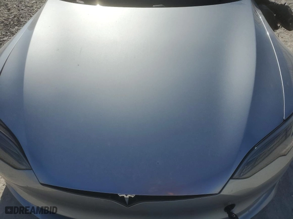 2024 Tesla Model S with VIN 5YJSA1E56RF541102, listed as a Copart auction lot 42584275 with 0 mi miles and Salvage Title. Bid and sale history available at carsss.com. Image 12.