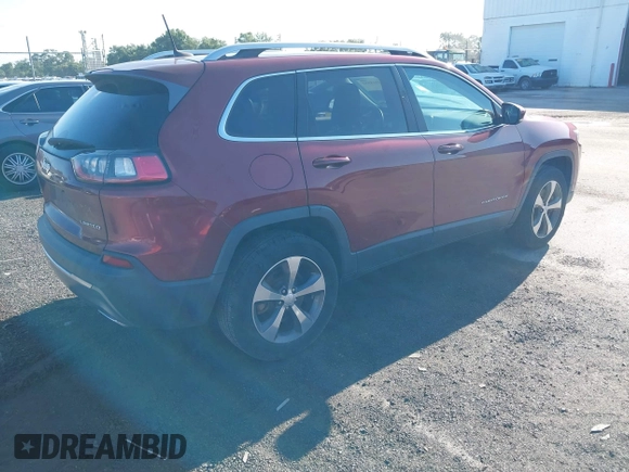 2020 Jeep Cherokee Limited with VIN 1C4PJMDX5LD567098, listed as a IAAI auction lot 42518932 with 46,177 mi miles and . Bid and sale history available at DreamBid. Image 4.