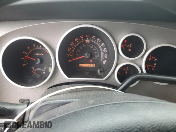 2010 Toyota Tundra with VIN 5TFUY5F15AX123633, listed as a Copart auction lot 57053995 with 85,716 mi miles and Salvage title. Bid and sale history available at DreamBid. Image 9.