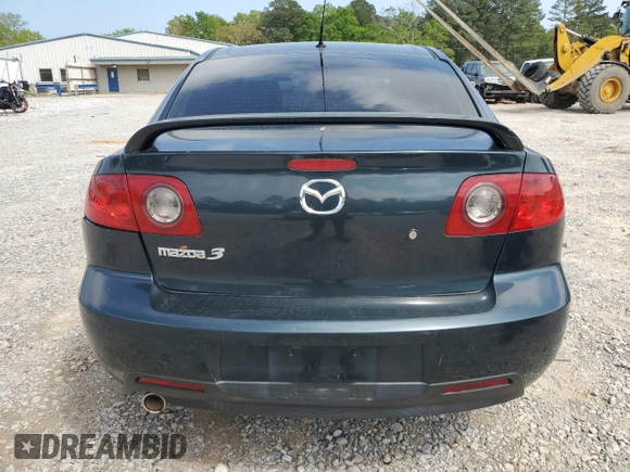 2006 Mazda 3 i with VIN JM1BK12F061415042, listed as a Copart auction lot 51121795 with 120,870 mi miles and Salvage Title. Bid and sale history available at DreamBid. Image 6.