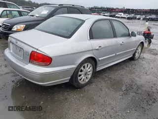 2003 Hyundai Sonata GLS with VIN KMHWF35H23A765892, listed as a IAAI auction lot 41744716 with 96,698 mi miles. Bid and sale history available at carsss.com. Image 4.