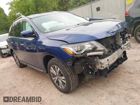 2018 Nissan Pathfinder SL with VIN 5N1DR2MM5JC642273, listed as a IAAI auction lot 42354946 with 79,797 mi miles and . Bid and sale history available at DreamBid. Image 1.