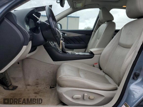 2014 Infiniti Q50 Sport with VIN JN1BV7AR9EM693217, listed as a Copart auction lot 50870335 with 149,854 mi miles and Salvage Title. Bid and sale history available at carsss.com. Image 7.
