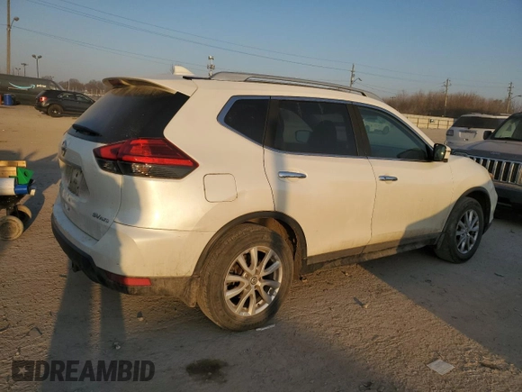 2017 Nissan Rogue S with VIN 5N1AT2MV6HC751171, listed as a Copart auction lot 48992275 with 129,959 mi miles and Salvage Title. Bid and sale history available at carsss.com. Image 3.