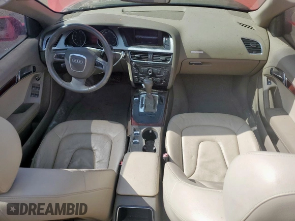 2012 Audi A5 Premium with VIN WAUAFAFH7CN005710, listed as a Copart auction lot 61032335 with 31,492 mi miles and Clean title. Bid and sale history available at DreamBid. Image 8.