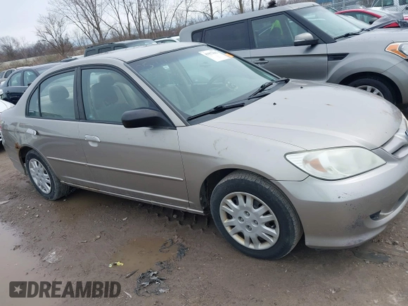 2005 Honda Civic LX with VIN 1HGES16555L000205, listed as a IAAI auction lot 41957842 with 202,394 mi miles and . Bid and sale history available at DreamBid. Image 13.