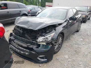 2018 Infiniti Q50 Luxe with VIN JN1EV7APXJM353659, listed as a IAAI auction lot 39289470 with 124,830 mi miles and . Bid and sale history available at DreamBid. Image 13.