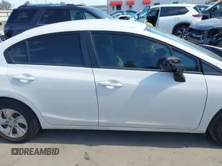 2013 Honda Civic LX with VIN 2HGFB2F57DH580580, listed as a IAAI auction lot 41673421 with 148,675 mi miles and . Bid and sale history available at DreamBid. Image 13.