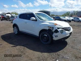 2014 Nissan Juke S with VIN JN8AF5MR6ET355970, listed as a IAAI auction lot 41516806 with 65,934 mi miles. Bid and sale history available at carsss.com. Image 1.