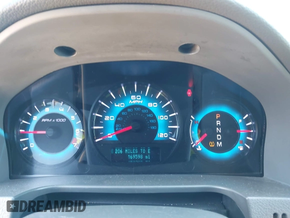 2010 Ford Fusion SEL with VIN 3FAHP0JG1AR297264, listed as a IAAI auction lot 41882838 with 169,598 mi miles. Bid and sale history available at carsss.com. Image 7.
