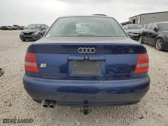 2001 Audi S4 with VIN WAURD68D91A037286, listed as a Copart auction lot 50550665 with 81,765 mi miles and Clean Title. Bid and sale history available at carsss.com. Image 6.