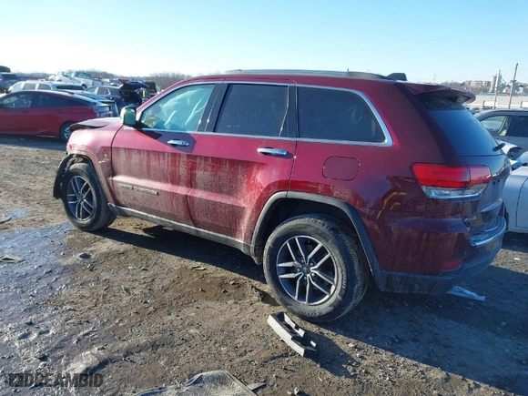 2019 Jeep Grand Cherokee Limited X with VIN 1C4RJFBG1KC841988, listed as a IAAI auction lot 41394226 with 56,400 mi miles. Bid and sale history available at carsss.com. Image 3.
