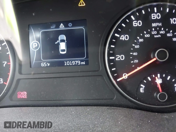 2016 Kia Optima LX with VIN 5XXGT4L32GG098976, listed as a IAAI auction lot 42569828 with 101,973 mi miles and . Bid and sale history available at DreamBid. Image 16.