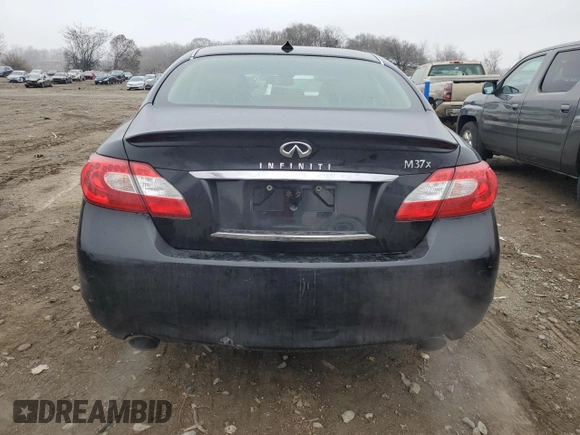 2011 Infiniti M with VIN JN1BY1AR5BM372565, listed as a Copart auction lot 84154384 with 318,255 mi miles and Salvage Title. Bid and sale history available at carsss.com. Image 6.