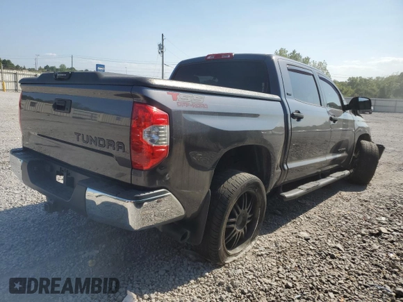 2018 Toyota Tundra 2WD SR5 with VIN 5TFEM5F19JX134019, listed as a Copart auction lot 68264444 with 123,438 mi miles and Salvage Title. Bid and sale history available at carsss.com. Image 3.