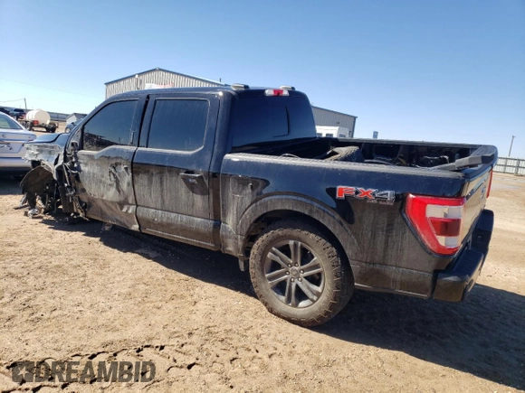 2022 Ford F-150 XL with VIN 1FTFW1E80NKD37115, listed as a Copart auction lot 48142325 with 139,735 mi miles and Salvage Title. Bid and sale history available at DreamBid. Image 2.