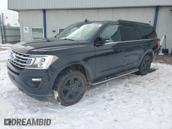 2021 Ford Expedition Max XLT with VIN 1FMJK1JT8MEA49626, listed as a Copart auction lot 43400355 with 87,415 mi miles and Salvage Title. Bid and sale history available at DreamBid. Image 1.