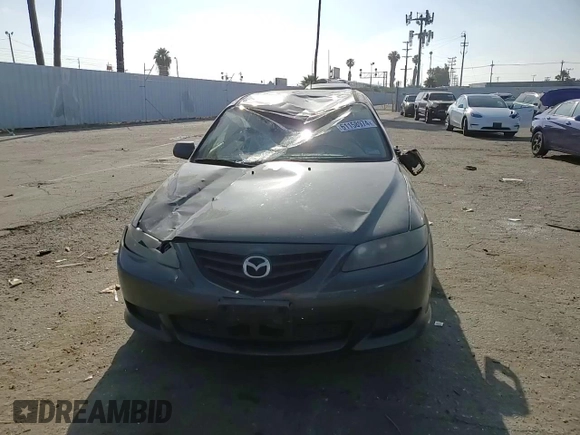 2005 Mazda 6 Sport S with VIN 1YVHP82D355M75191, listed as a Copart auction lot 61158974 with 153,808 mi miles and Salvage Title. Bid and sale history available at DreamBid. Image 10.