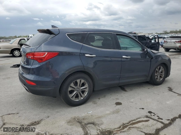 2015 Hyundai Santa Fe Sport with VIN 5XYZTDLB6FG279105, listed as a Copart auction lot 52895775 with 40,593 mi miles and Salvage Title. Bid and sale history available at carsss.com. Image 3.