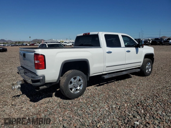 2015 GMC Sierra 2500HD SLT with VIN 1GT12ZE89FF607229, listed as a Copart auction lot 54816545 with 267,227 mi miles and Salvage title. Bid and sale history available at DreamBid. Image 3.