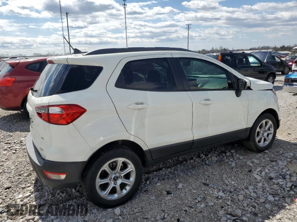 2019 Ford EcoSport SE z VIN MAJ3S2GE0KC298710, wystawiony jako Copart lot #50590975 z przebiegiem 29 259 mil mil oraz Szkody całkowita. Historia ofert i sprzedaży dostępna na DreamBid. Obrazek 3.