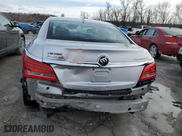 2014 Buick LaCrosse with VIN 1G4GA5G33EF110517, listed as a Copart auction lot 85330474 with 137,297 mi miles and Salvage title. Bid and sale history available at DreamBid. Image 6.