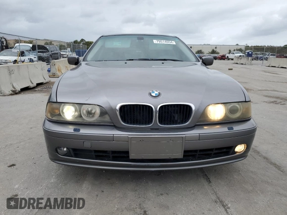2003 BMW 5 Series 530iA with VIN WBADT63493CK45583, listed as a Copart auction lot 79514054 with 103,882 mi miles and Salvage Title. Bid and sale history available at carsss.com. Image 5.