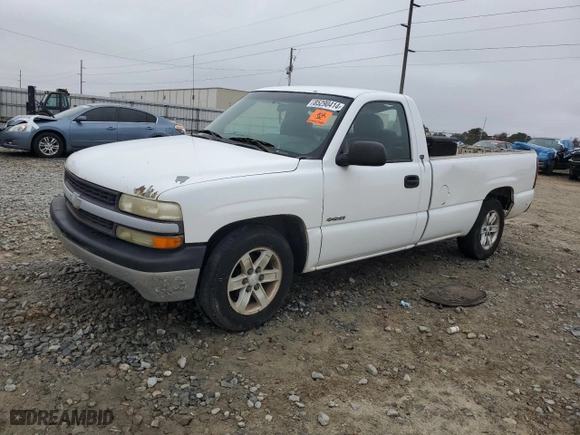 2002 Chevrolet Silverado 1500 with VIN 1GCEC14W22Z167816, listed as a Copart auction lot 85290414 with 454,488 mi miles and Salvage Title. Bid and sale history available at carsss.com. Image 1.