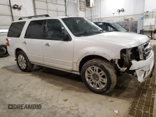 2014 Ford Expedition Limited с VIN 1FMJU2A56EEF28923, выставлен на аукционе Copart как лот 44313695 с пробегом 203 840 миль миль и Списание • Salvage title. История ставок и продаж доступна на DreamBid. Изображение 4.