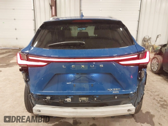 2023 Lexus NX with VIN 2T2GGCEZ4PC025613, listed as a IAAI auction lot 41838858 with 30,011 mi miles. Bid and sale history available at carsss.com. Image 17.