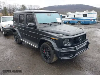2021 Mercedes-Benz G-Class AMG G 63 with VIN W1NYC7HJ6MX388535, listed as a IAAI auction lot 41963629 with 48,220 mi miles. Bid and sale history available at carsss.com. Image 1.