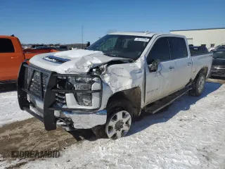 2022 Chevrolet Silverado 3500HD LTZ z VIN 1GC4YUEY4NF273091, wystawiony jako Copart lot #45113795 z przebiegiem 123 680 mil mil oraz Szkoda całkowita • Salvage title. Historia ofert i sprzedaży dostępna na DreamBid. Obrazek 1.