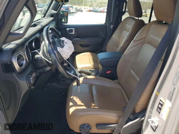 2021 Jeep Wrangler Unlimited Rubicon с VIN 1C4HJXFG0MW606057, выставлен на аукционе Copart как лот 51122355 с пробегом 30 804 миль миль и Списание • Salvage title. История ставок и продаж доступна на DreamBid. Изображение 7.
