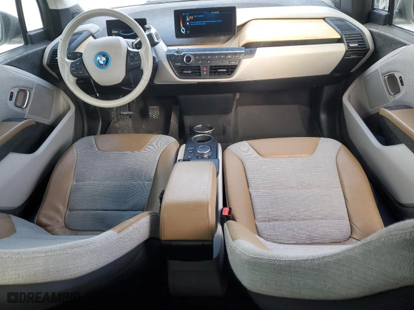2015 BMW i3 with VIN WBY1Z4C56FV500831, listed as a Copart auction lot 44727375 with NaN miles and Clean Title. Bid and sale history available at carsss.com. Image 8.
