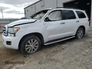 2013 Toyota Sequoia Limited with VIN 5TDKY5G13DS043490, listed as a Copart auction lot 52109835 with 0 mi miles and Non Repairable. Bid and sale history available at carsss.com. Image 1.